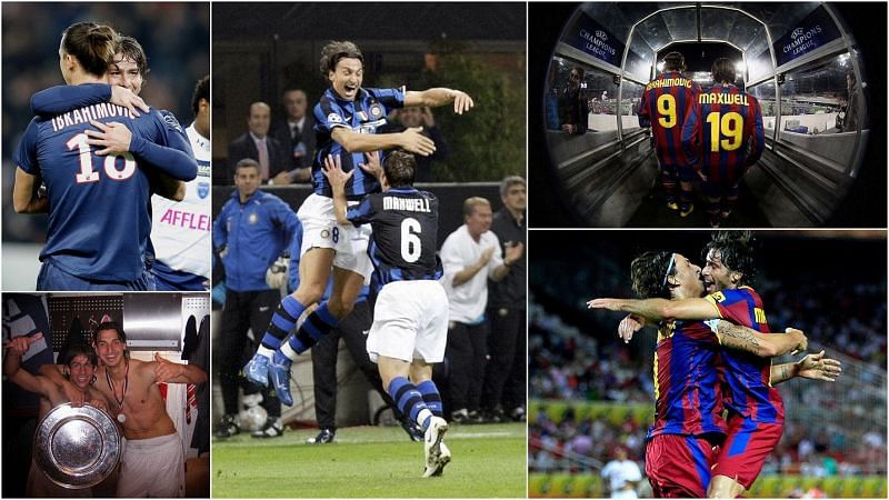 Zlatan Ibrahimovic and Maxwell have played together at four different clubs
